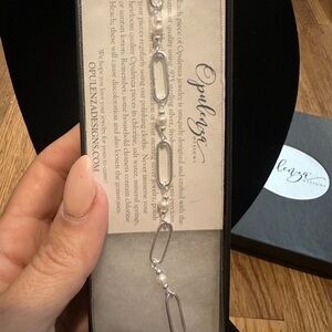 Opulenz Silver Chain Bracelets